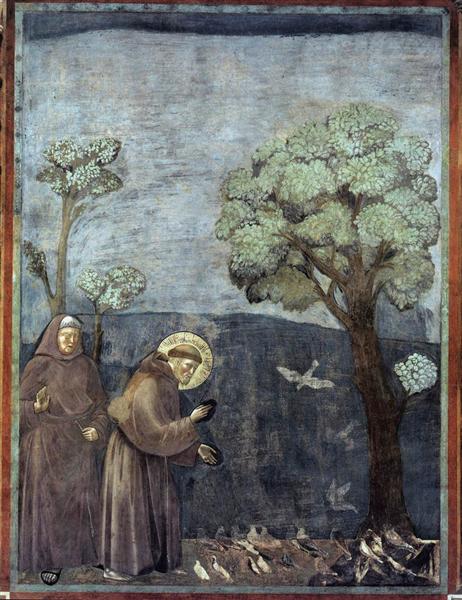 St. Francis Preaching to the Birds, by Giotto di Bondone